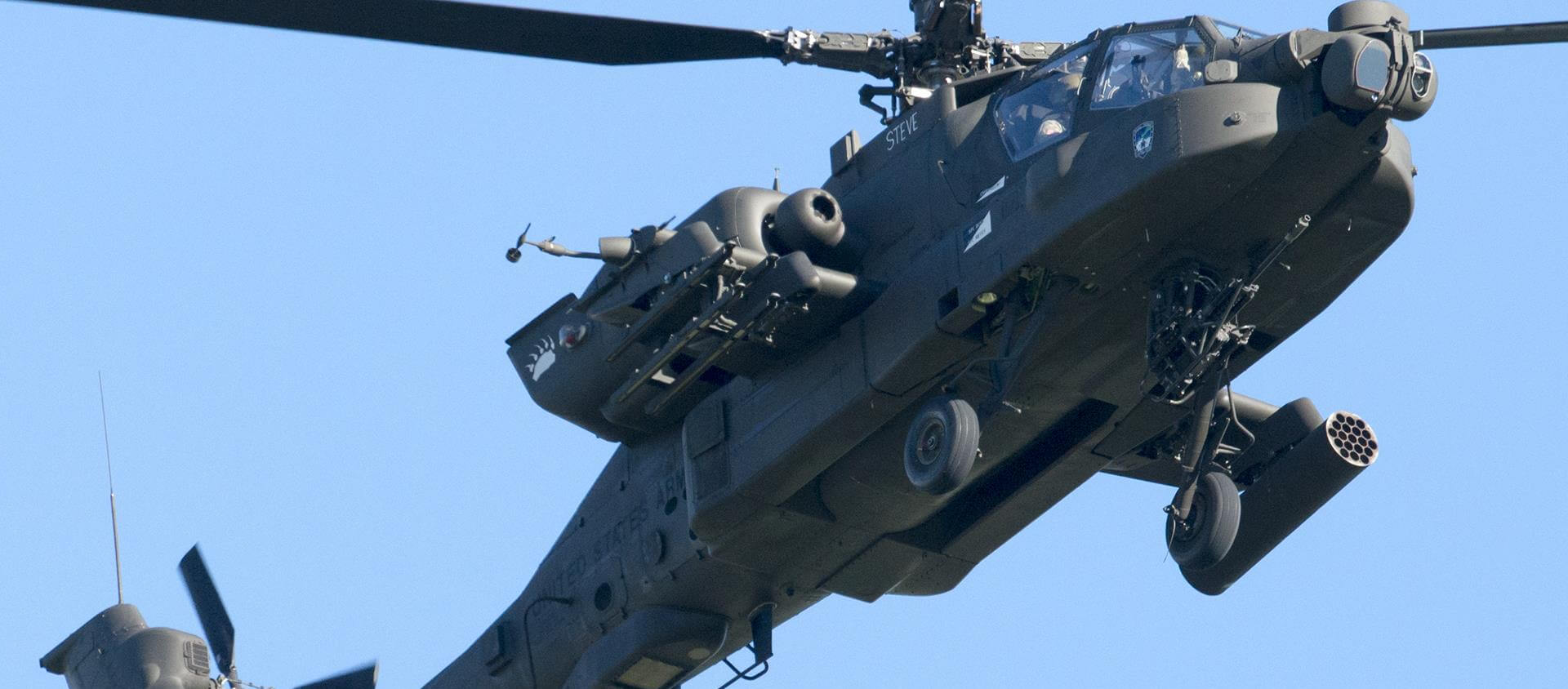 an apache helicopter