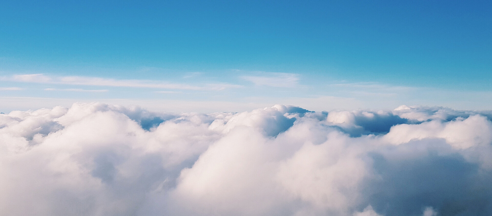 stratocumulus clouds from above