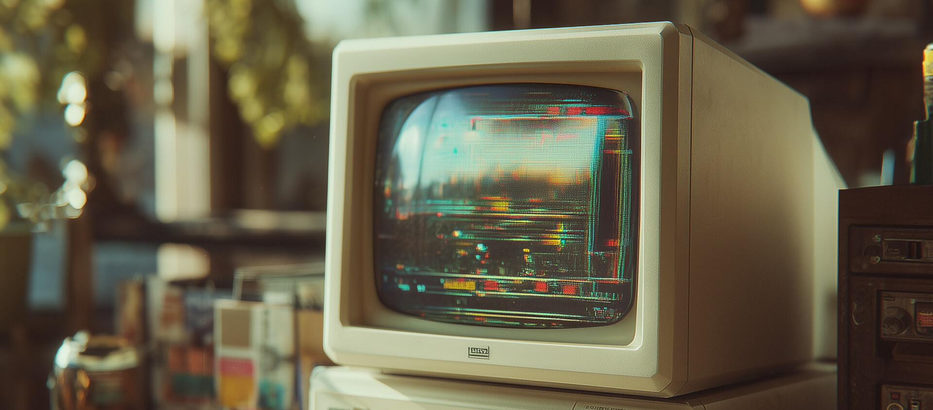 a vintage computer