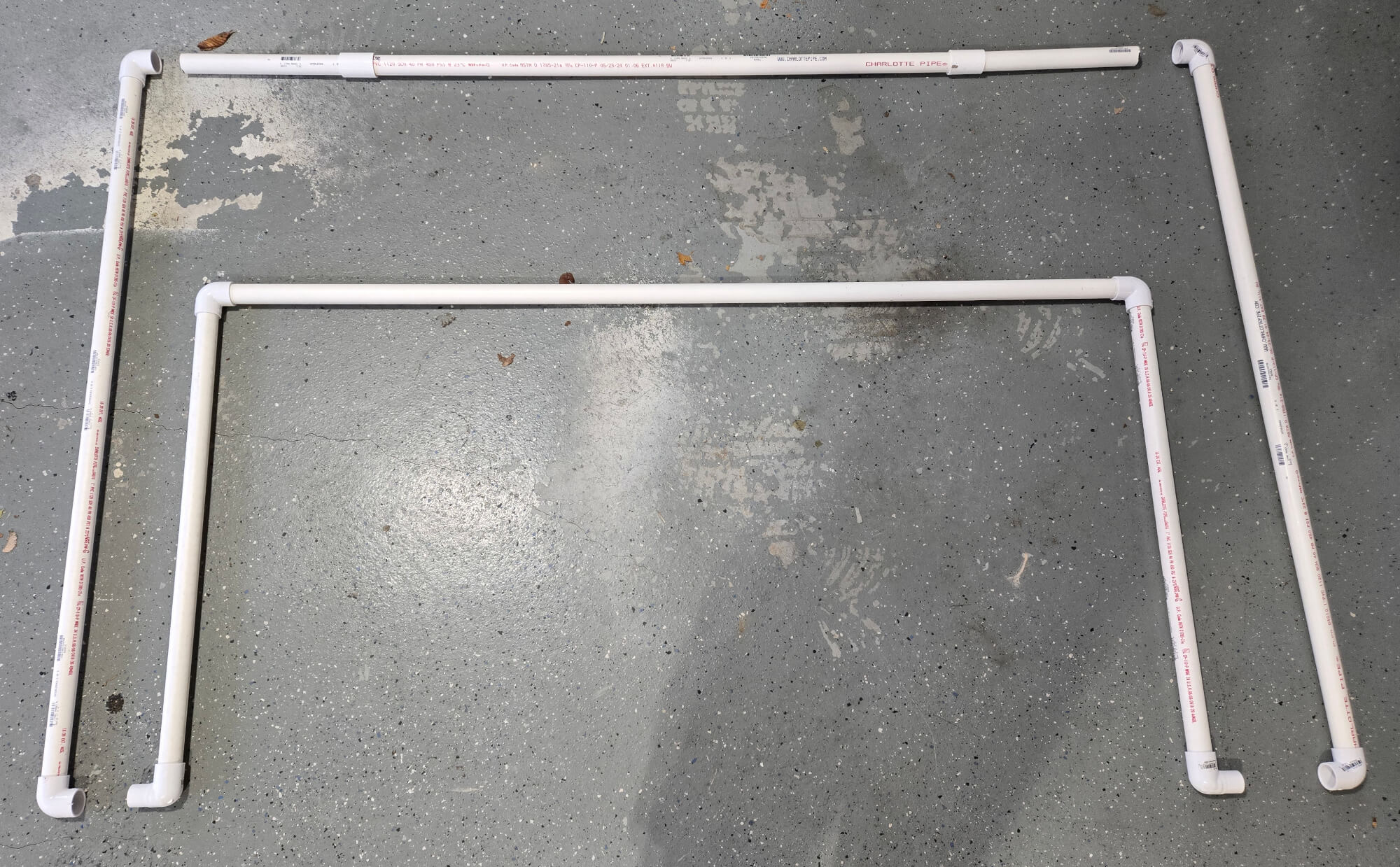 goal pieces with elbows attached